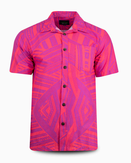 Eveni Pacific Men's Classic Shirt - Fortune Pink