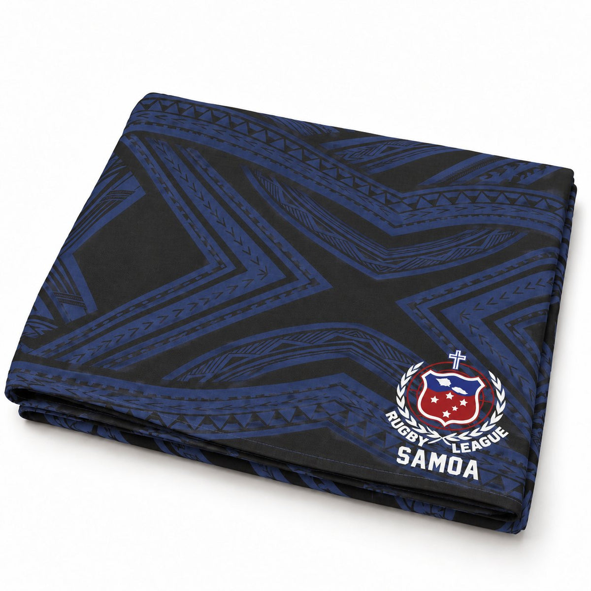 Official Samoa Rugby League Sarong - Navy Tribe