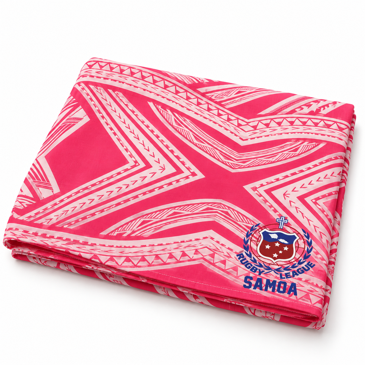 Official Samoa Rugby League Sarong - Seashell Pink