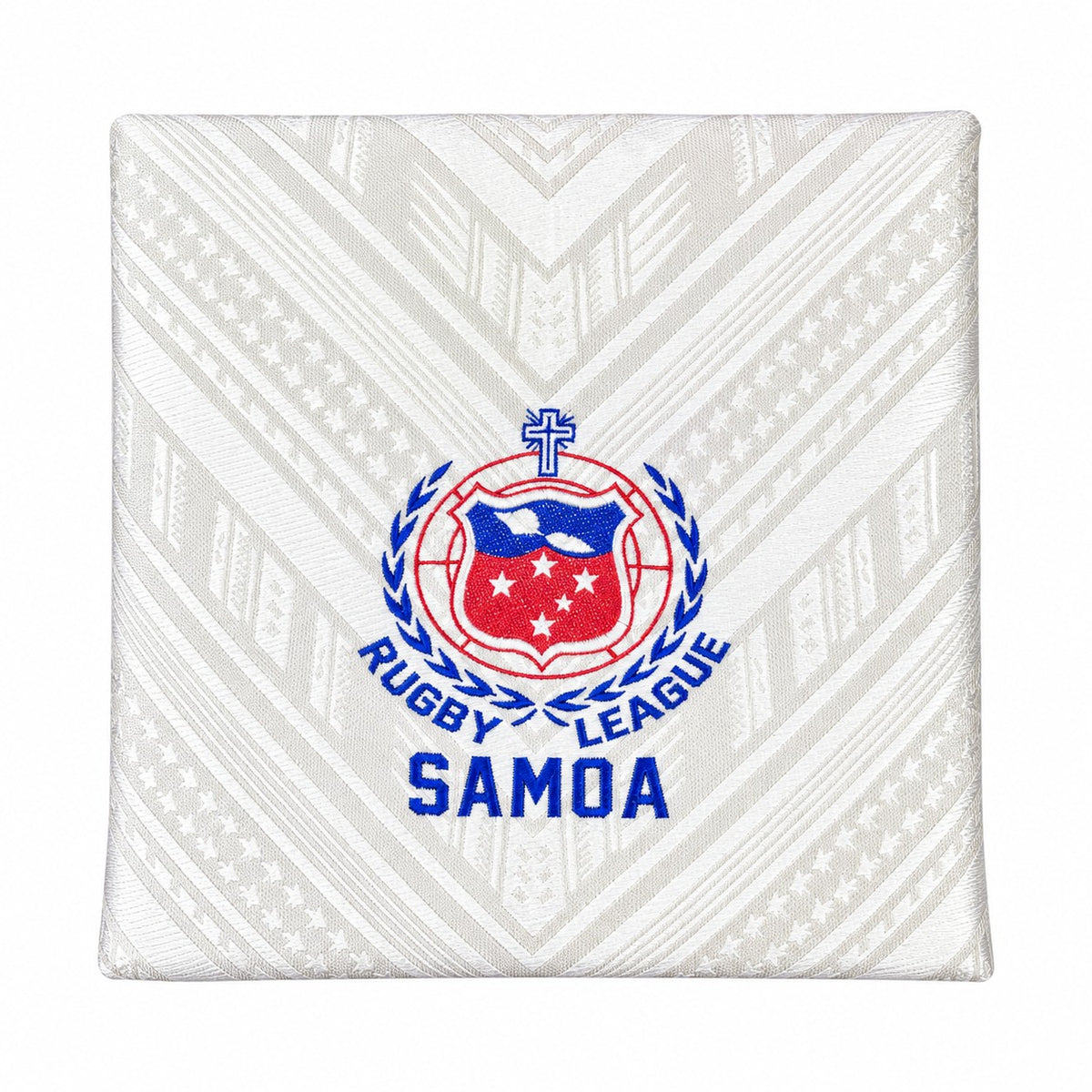 Official Samoa Rugby League Tie & Cufflink Gift Set - Fatu White