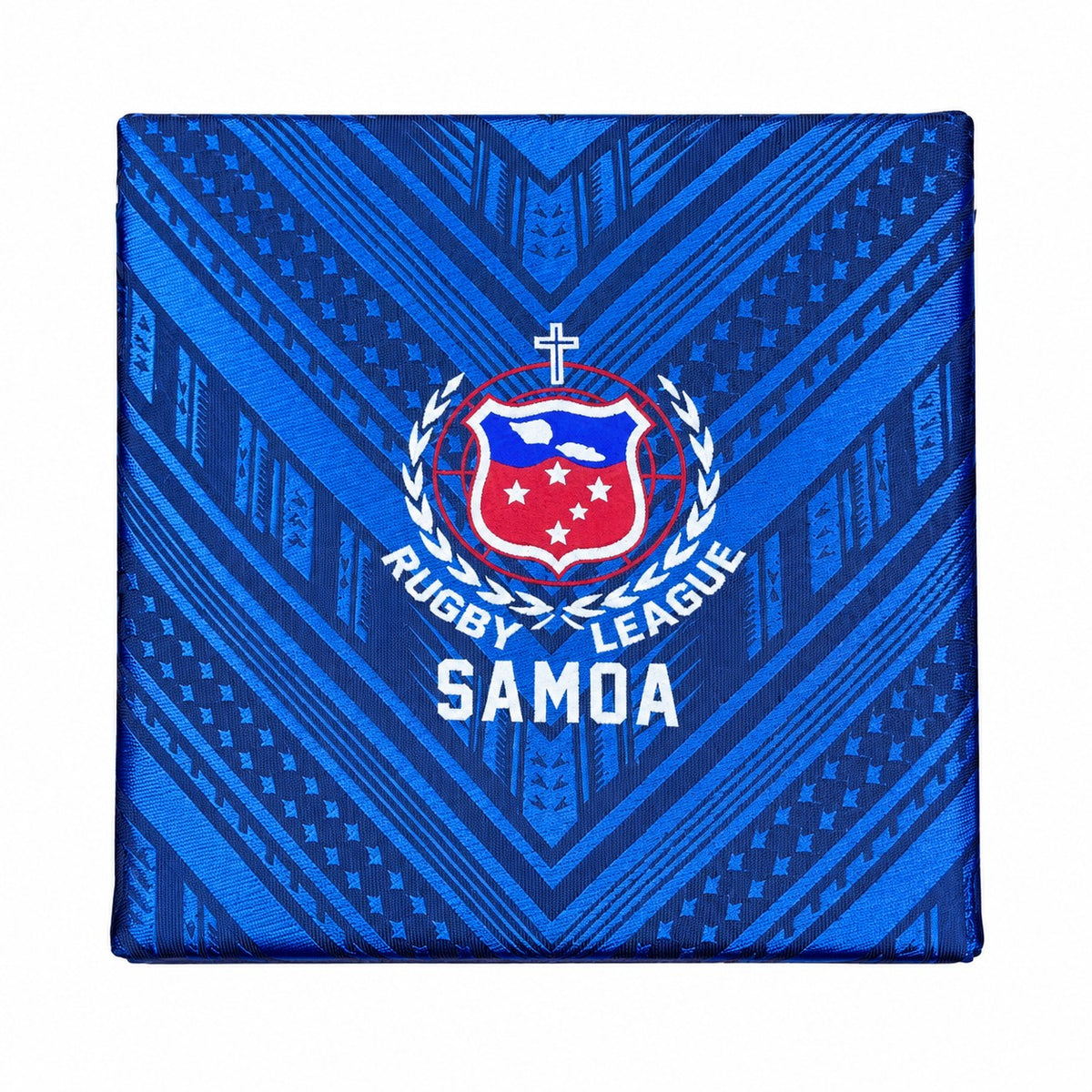 Official Samoa Rugby League Tie & Cufflink Gift Set - Fatu Blue