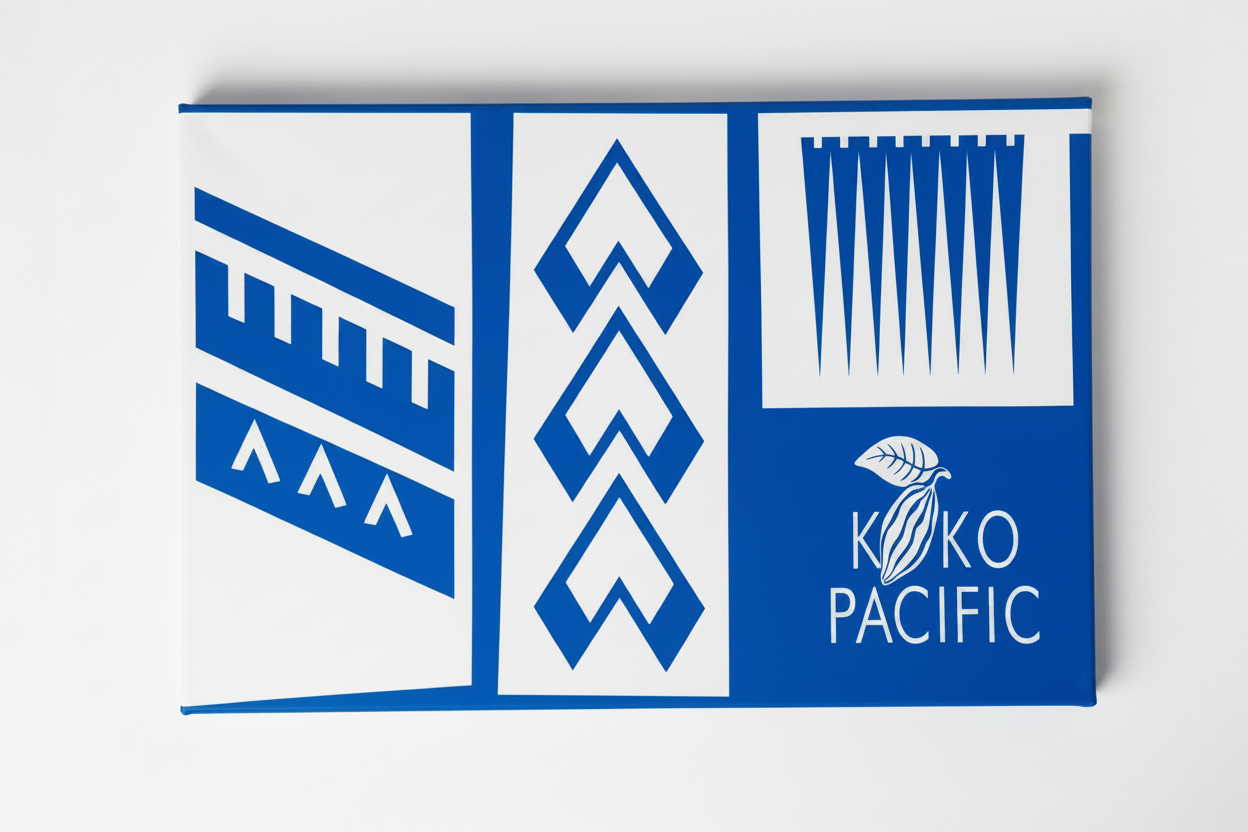 Koko Pacific Sarong Manu Blue