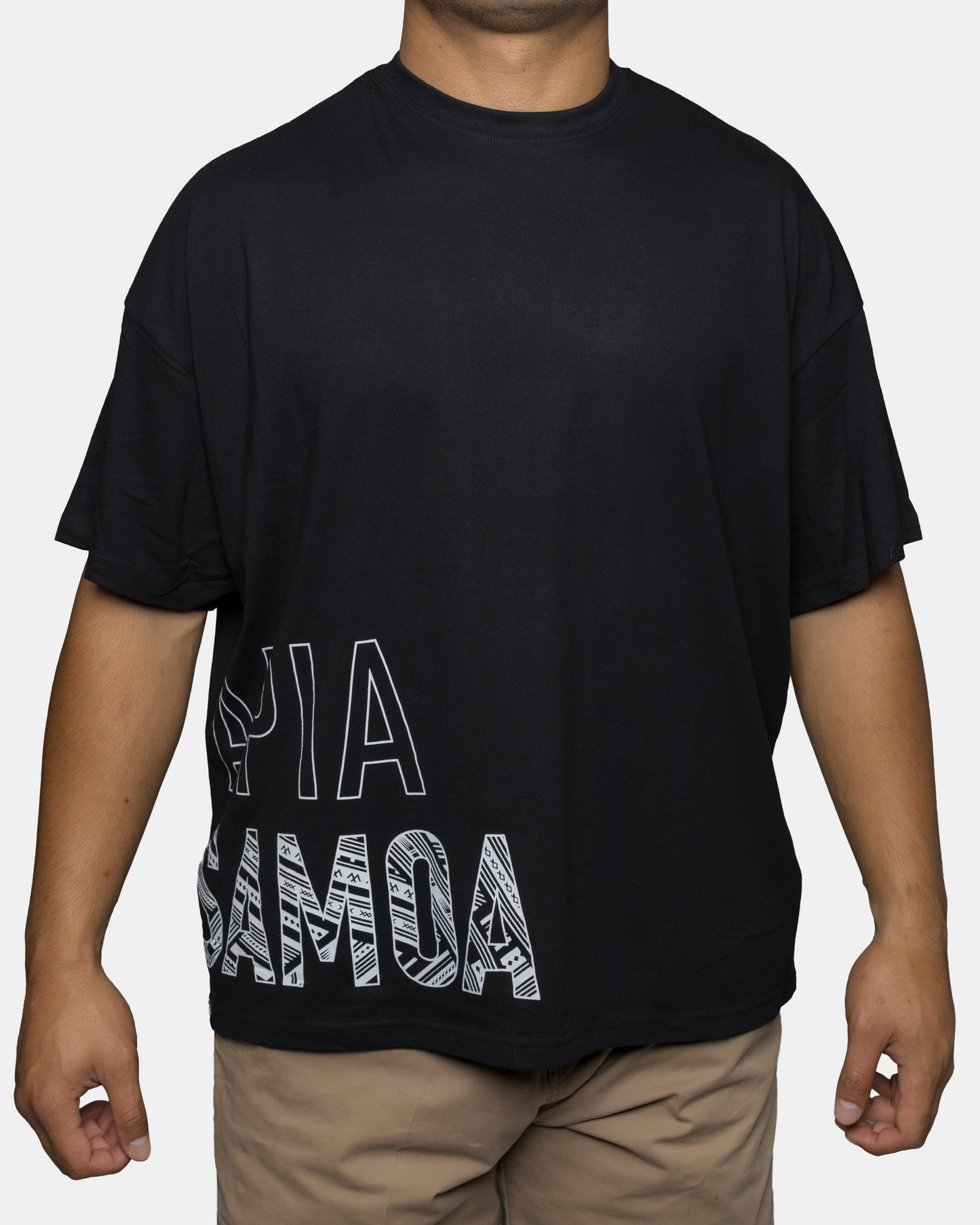 Marks Samoa Tees Premium Box Fit - Talanoa Onyx