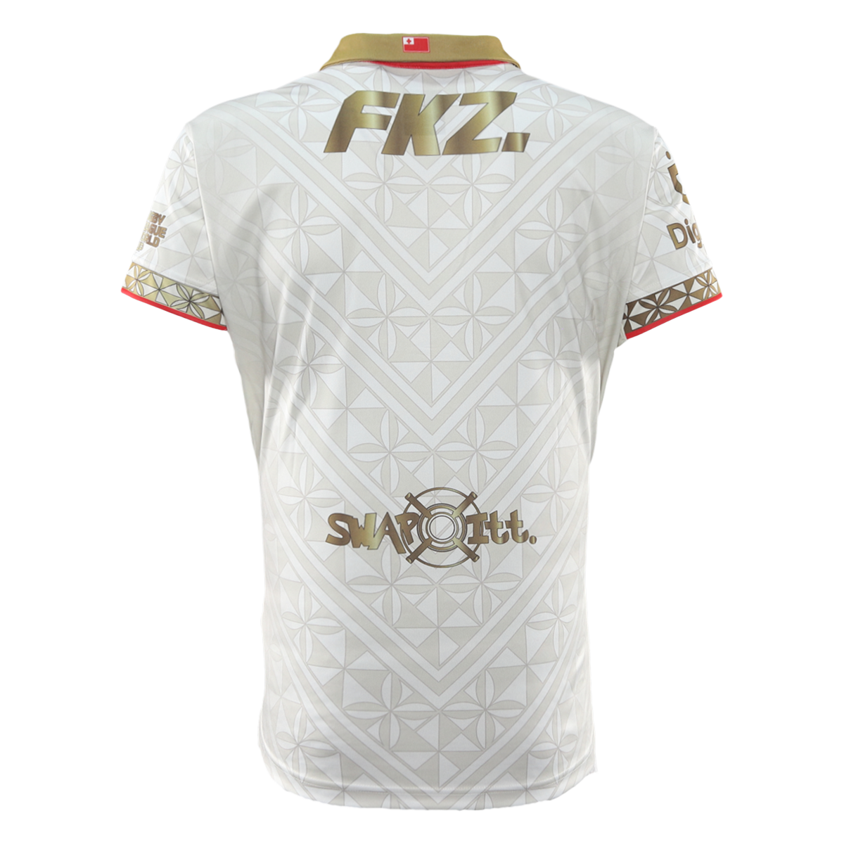Tonga Rugby League Adults 2026 Replica Away Jersey - Gold
