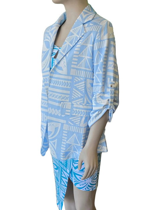 Koko Pacific Ladies Blazer - Misty Blue