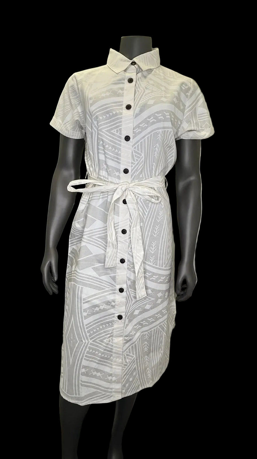 Eveni Pacific Ladies Emma Shirt Dress - Isaiah White