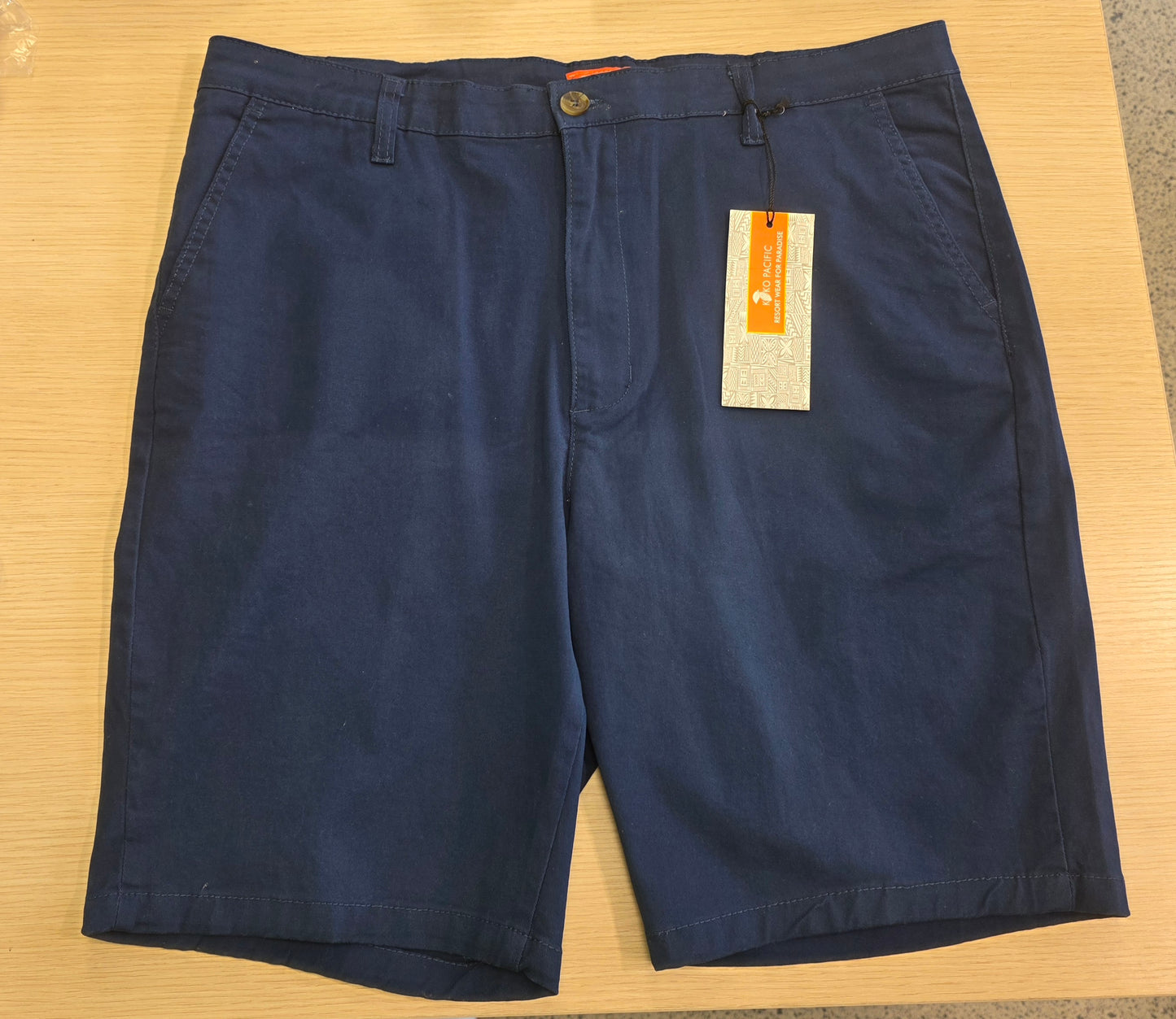 KP MENS PLAIN SHORTS NAVY