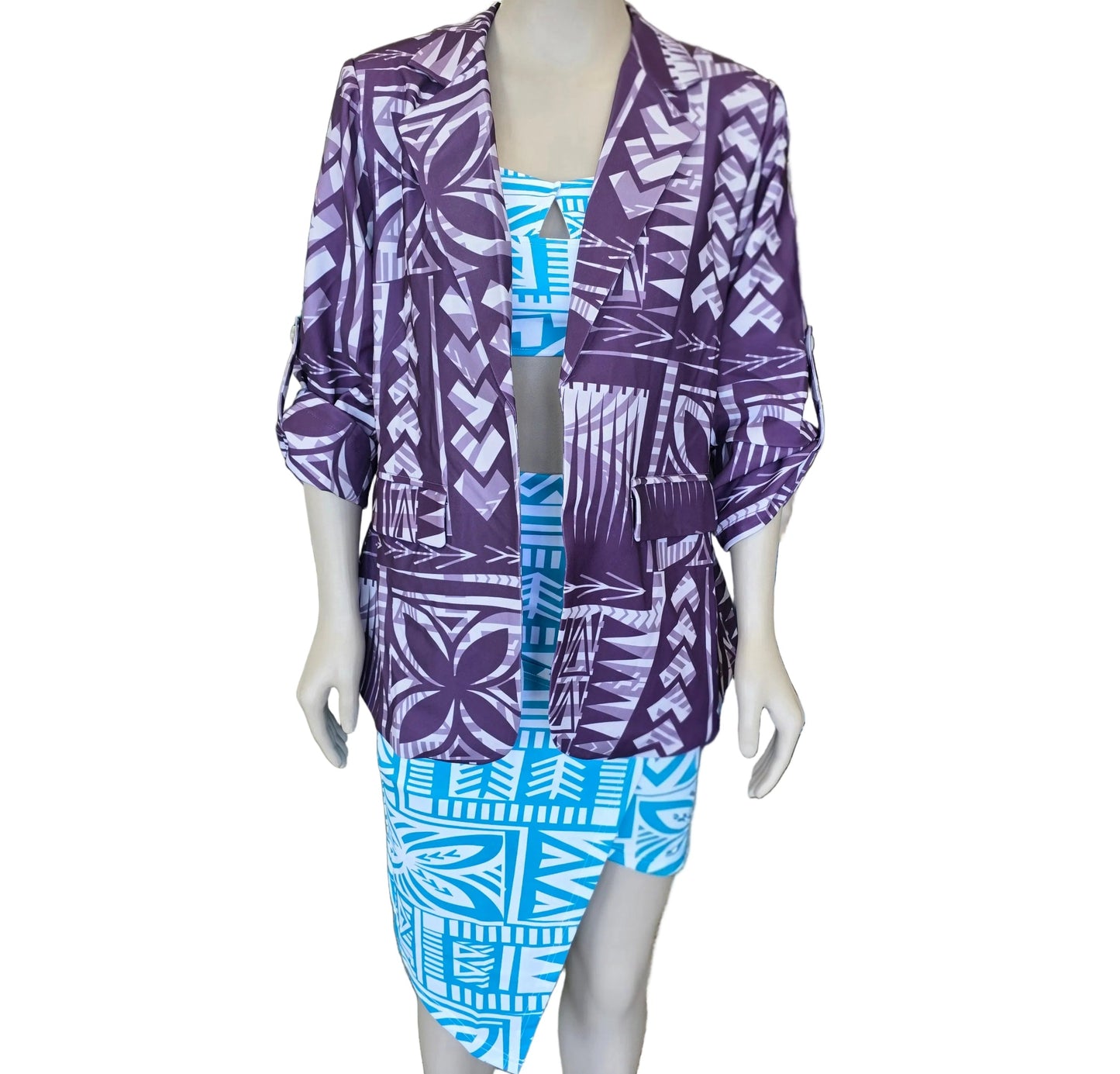 Koko Pacific Ladies Blazer - Earth Brown