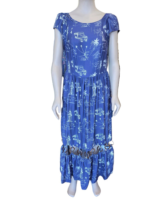 Koko Pacific Ladies Marina Dress - Seaside Blue