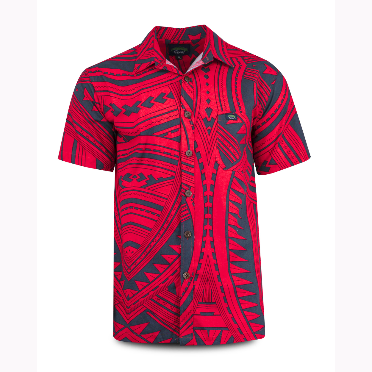 Eveni Pacific Men's Classic Shirt - Ruby Red