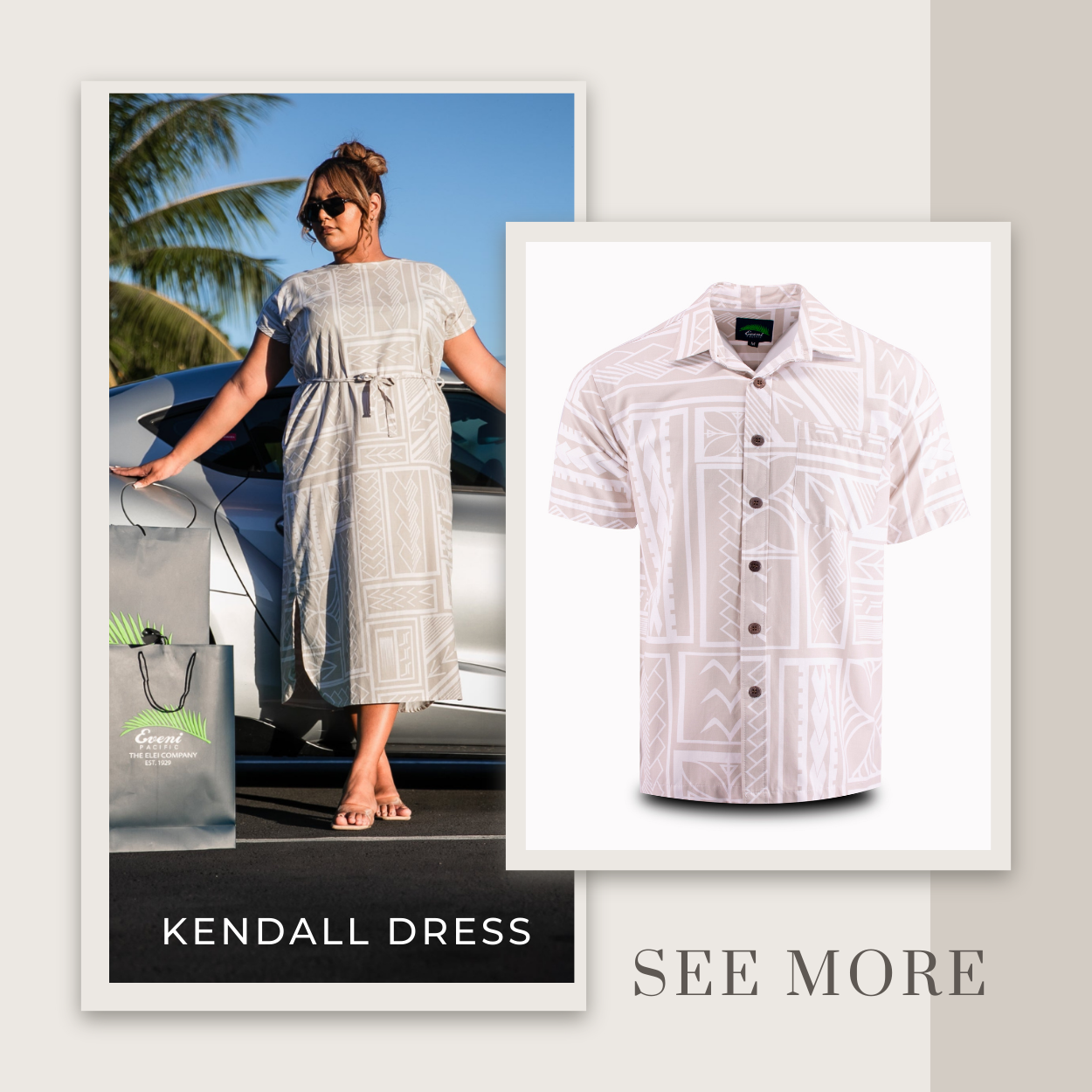 Matching Kendall Dress & Men's Shirt