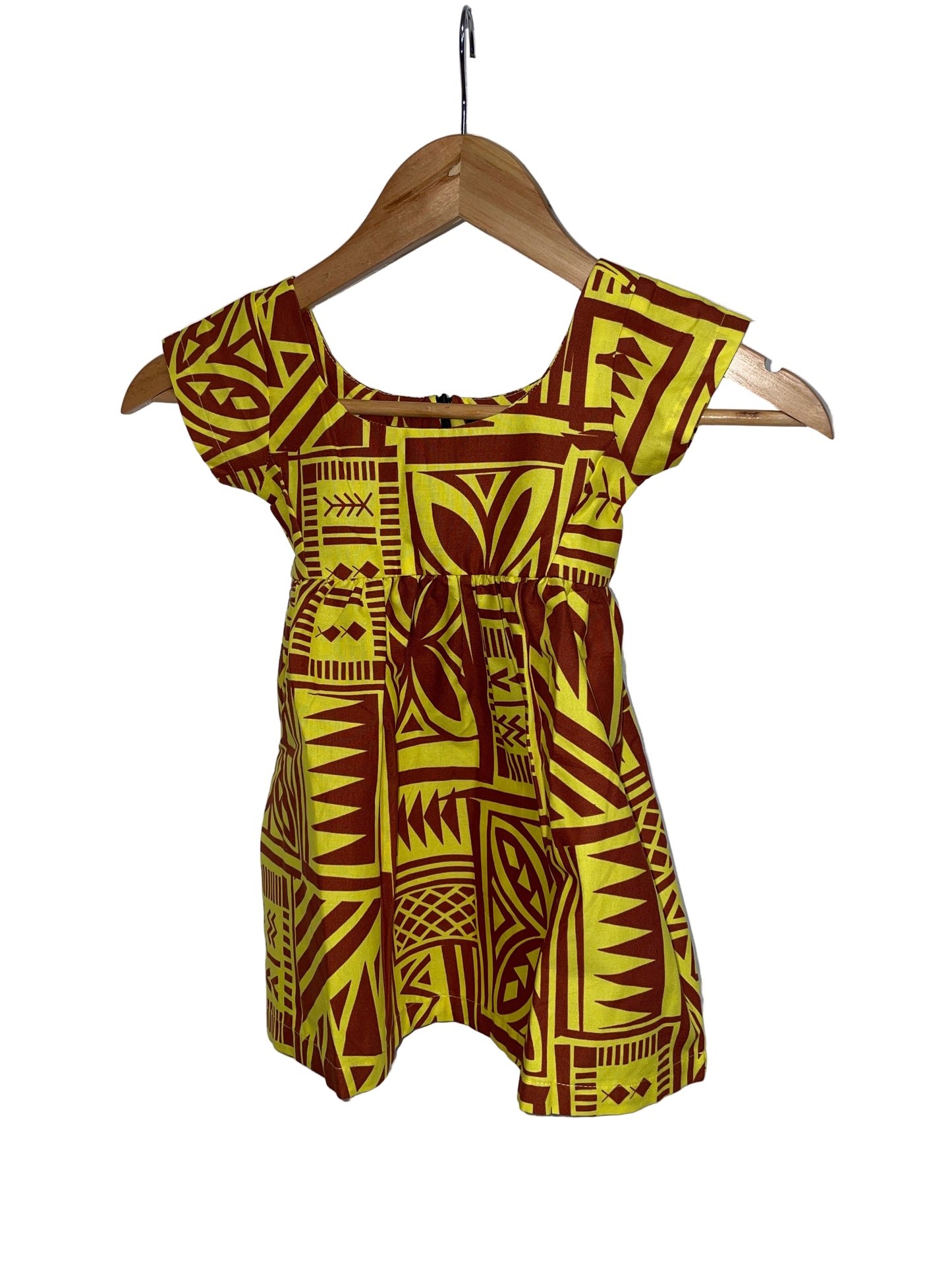 Eveni Kids Girls Midi Dress Relax Yellow