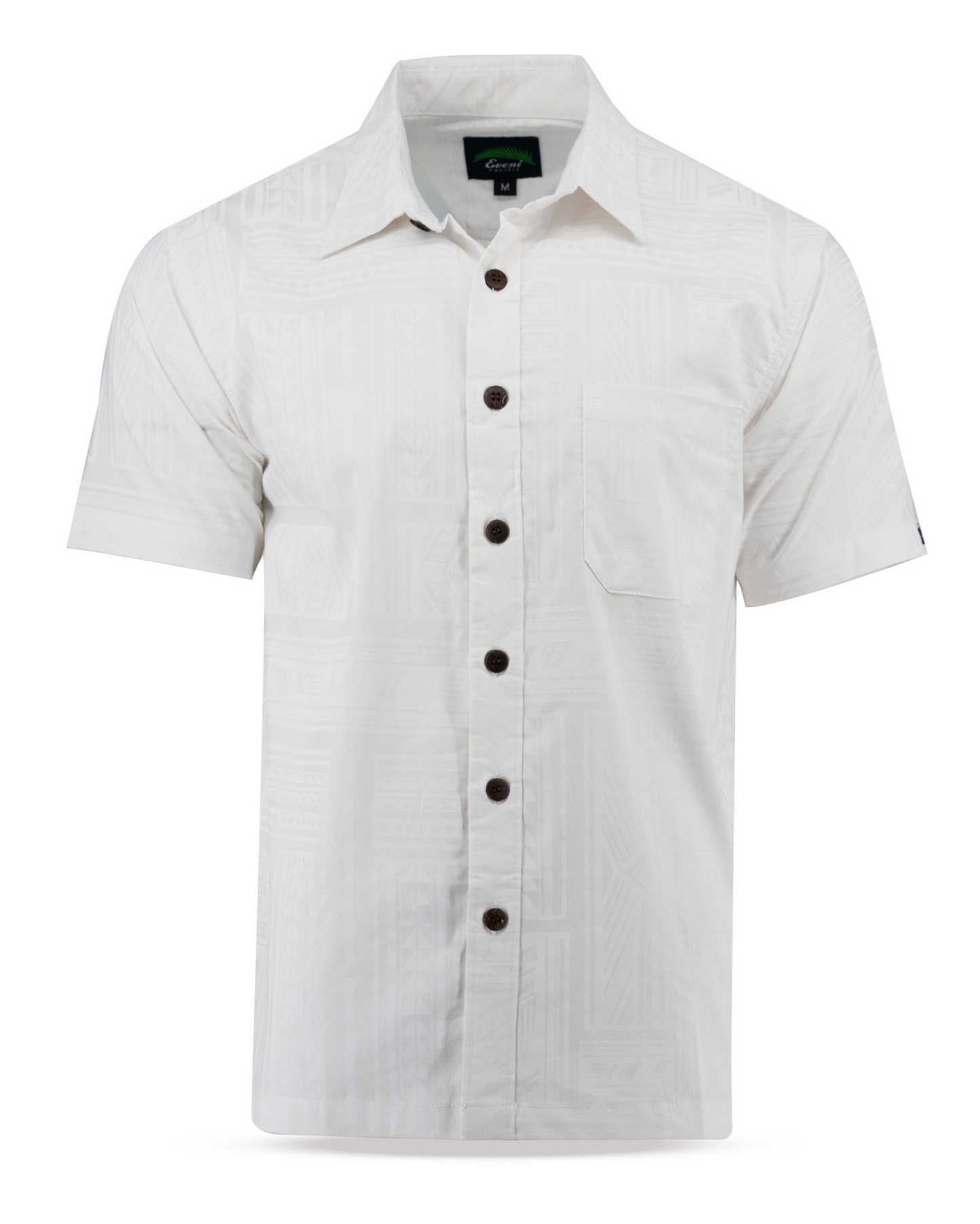 Eveni Pacific Men's Classic Shirt - Ice White