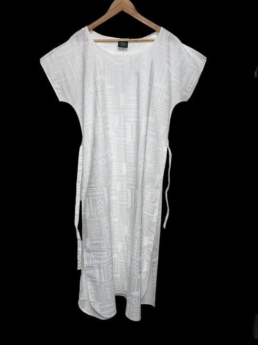 Eveni Pacific Ladies Kendall Maxi Dress - Talanoa White