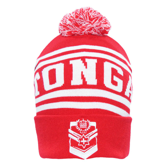 2025 Tonga Rugby League Adult Beanie Red