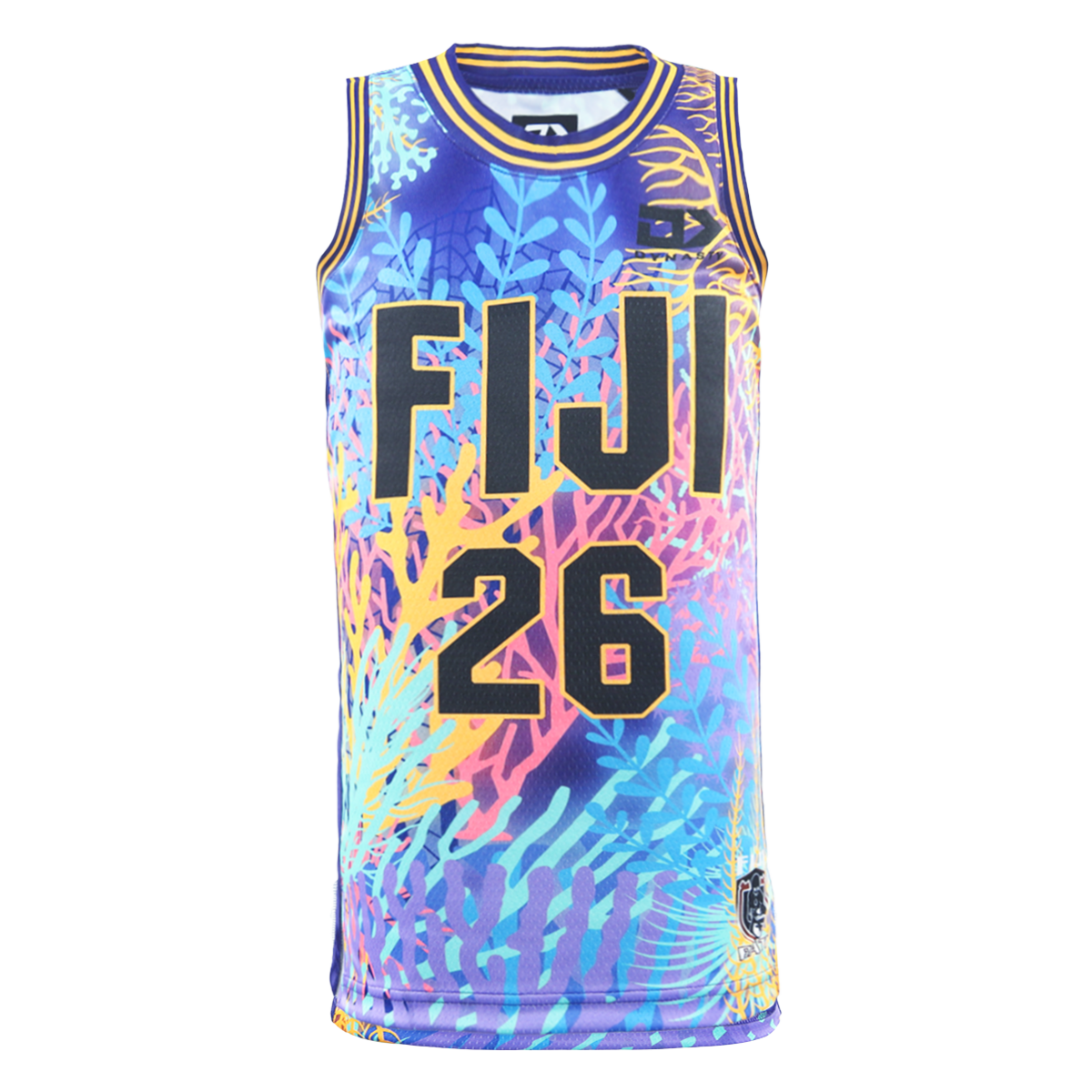 Fiji Bati Rugby League Adults Basketball Singlet - Purple