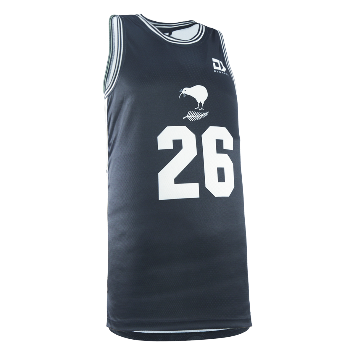 NZ Kiwis Rugby League Adult Basketball Singlet - Beige