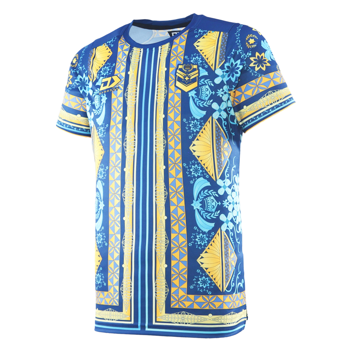 Tonga Rugby League Adults Captains Run Tee - Navy