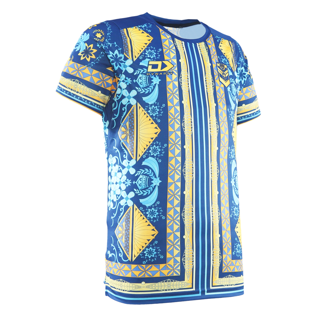 Tonga Rugby League Adults Captains Run Tee - Navy