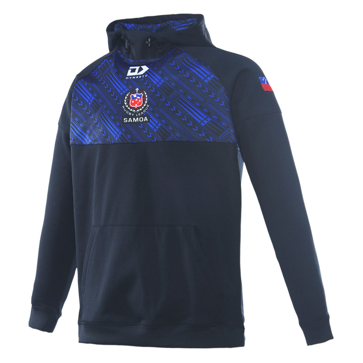 Toa Samoa 1/4 Zip Performance Hoodie - Black