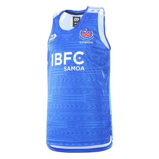Toa Samoa RL Adults Training Singlet - Blue