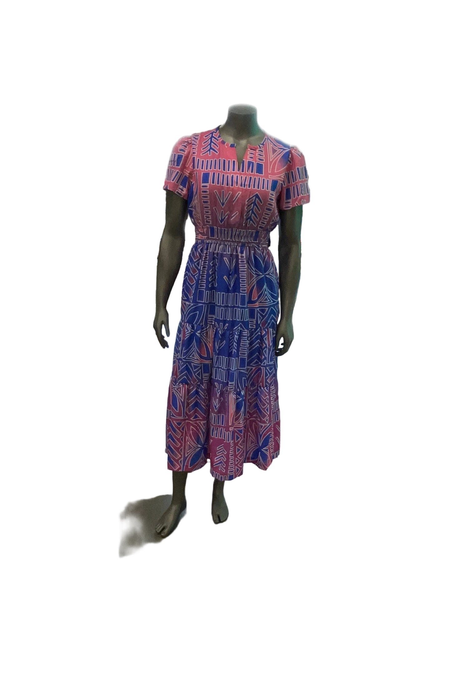 Koko Pacific Ladies Dress Palm Shadow