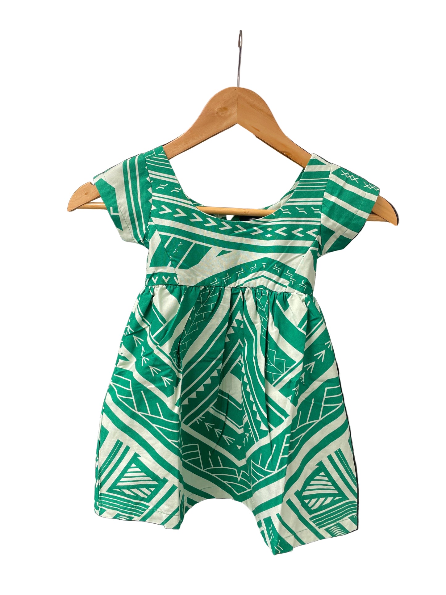 Eveni Kids Girls Midi Dress Maui Green