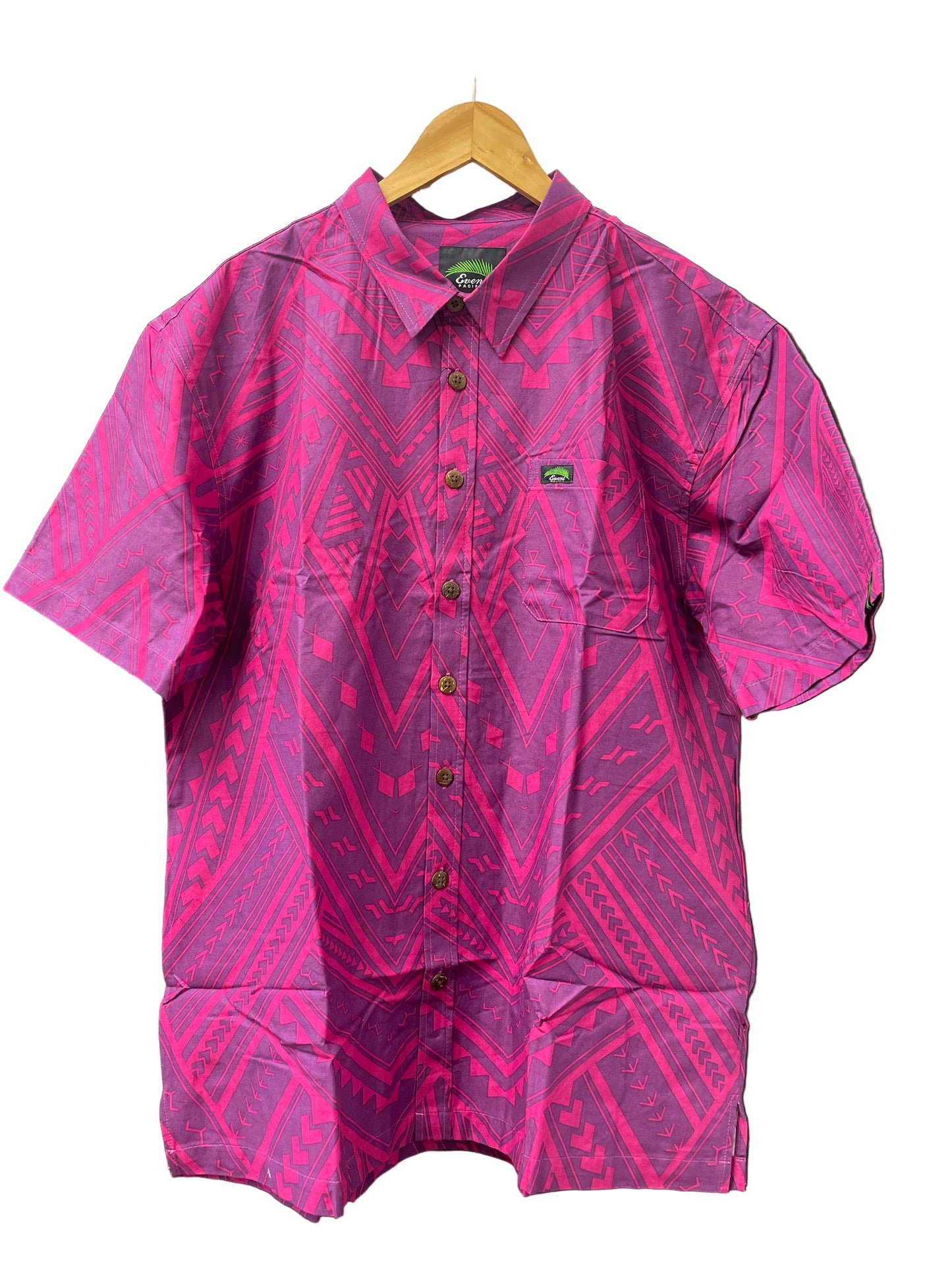 Eveni Pacific Men's Classic Elei Shirt Relic Purple