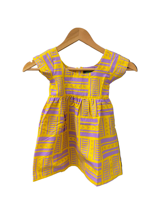 Eveni Kids Girls Midi Dress Harmony Citrus