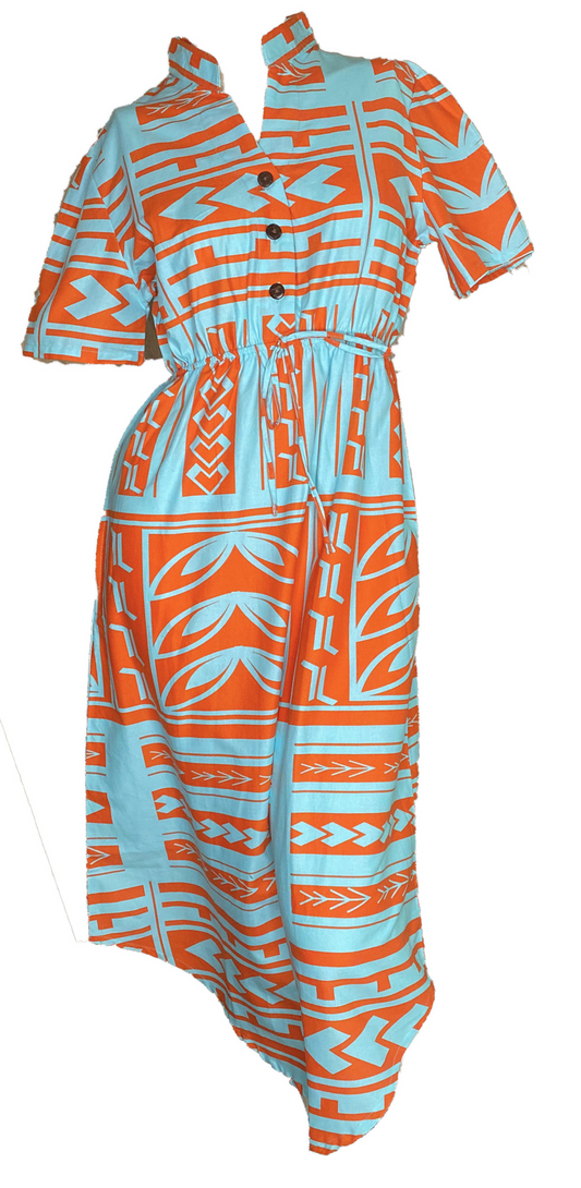 Eveni Pacific Ladies Nora Dress - Abyss Orange