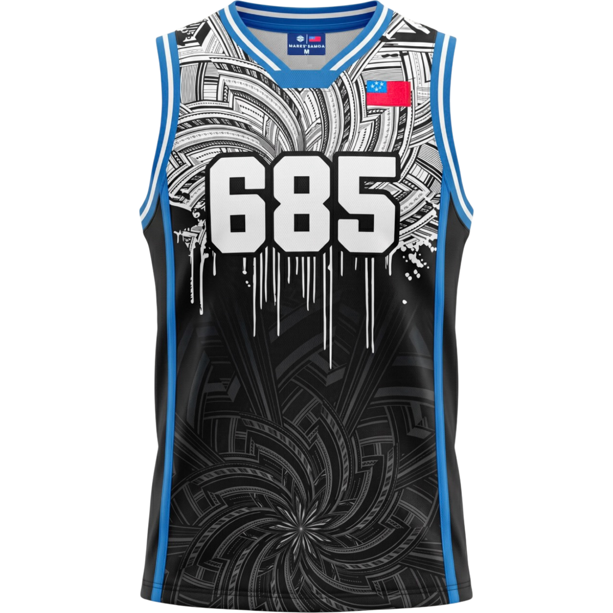 MKS Boys Basketball Jersey 13 Midnight Charcoal