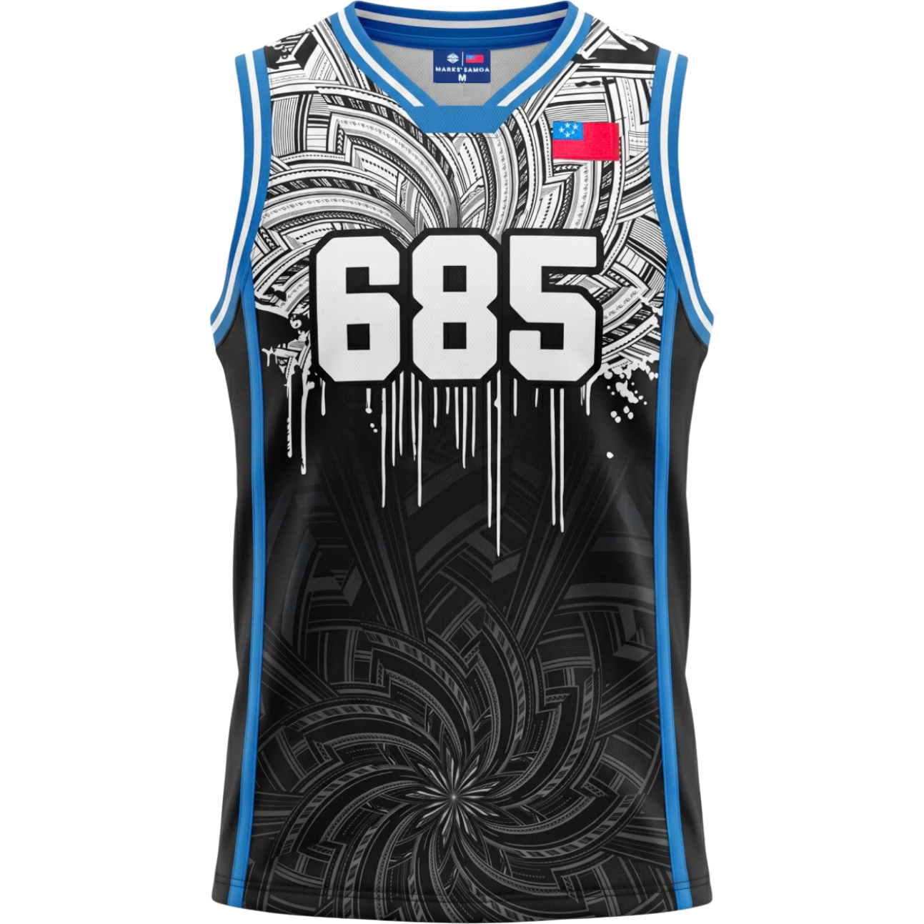 MKS Men's Basketball Jersey 13 Midnight Charcoal
