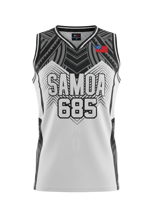 MKS Men's Basketball Jersey 11 Rooftop White