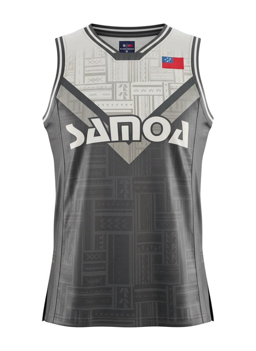 MKS Men's Basketball Jersey 17 Acid Charcoal