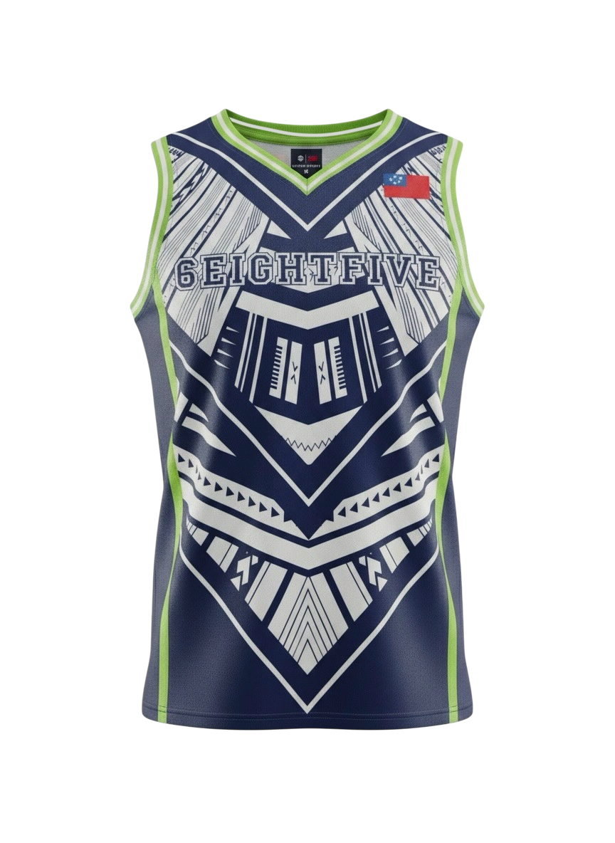 MKS Men's Basketball Jersey 22 Royal Heat
