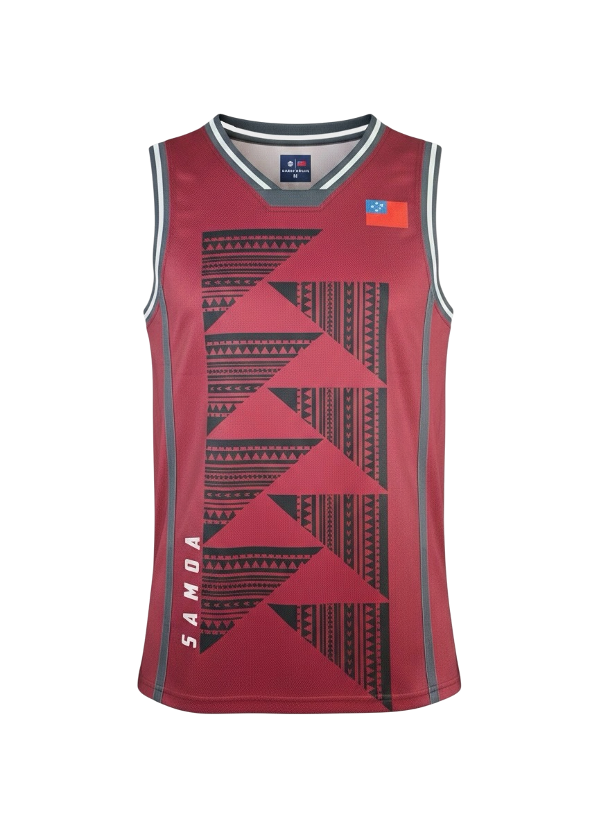 MKS Men's Basketball Jersey 8 Dynasty Maroon