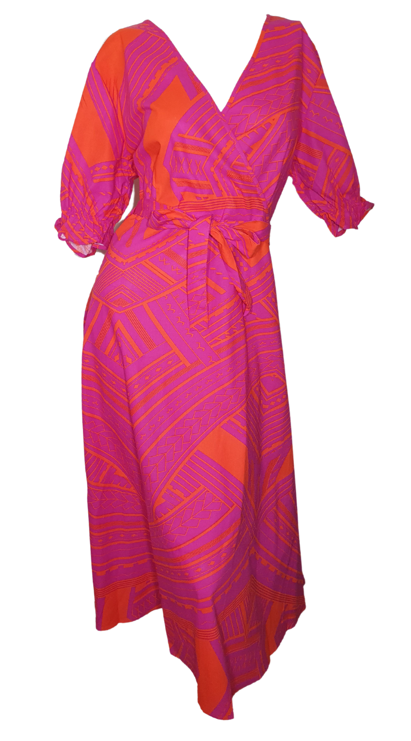 Eveni Pacific Ladies Julia Maxi Dress - Barbie Pink