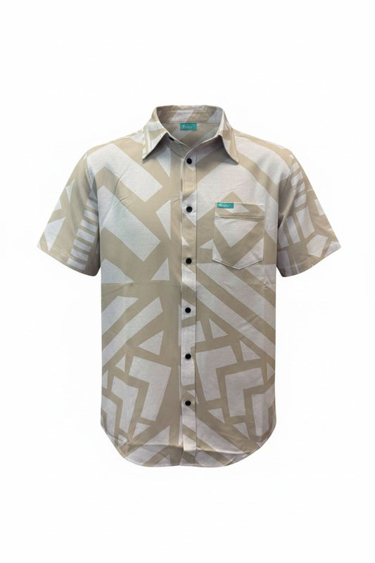 Koko Pacific Premium Elei Shirts s/s Beige Sand