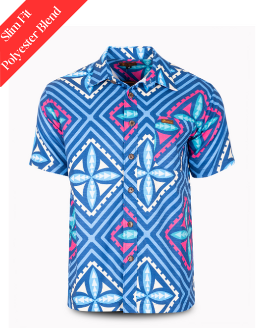 Koko Pacific Premium Short Sleeve Shirt - Bright Lights