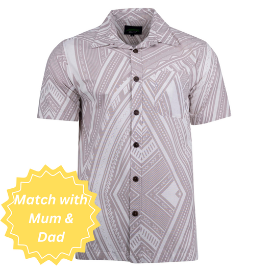 Eveni Pacific Kids Shirt - Chi Mauve