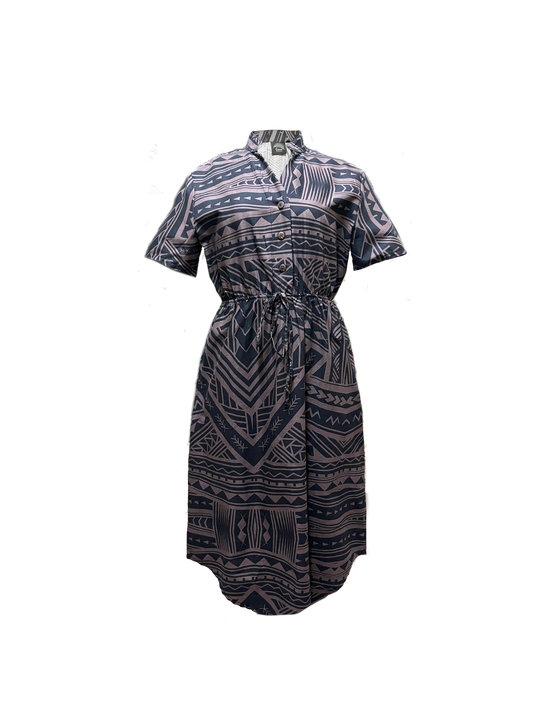 EP LADIES NORA DRESS KNOB BROWN