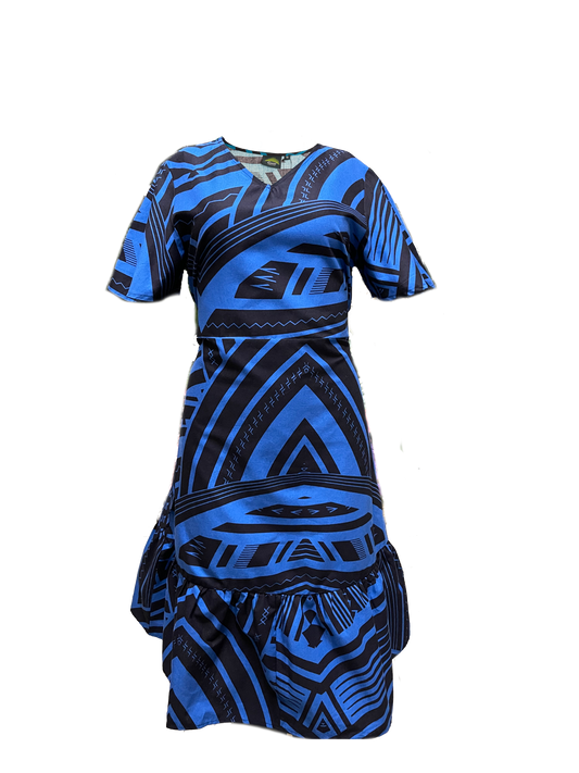 EP LADIES ULA DRESS KIDNAPPED BLUE