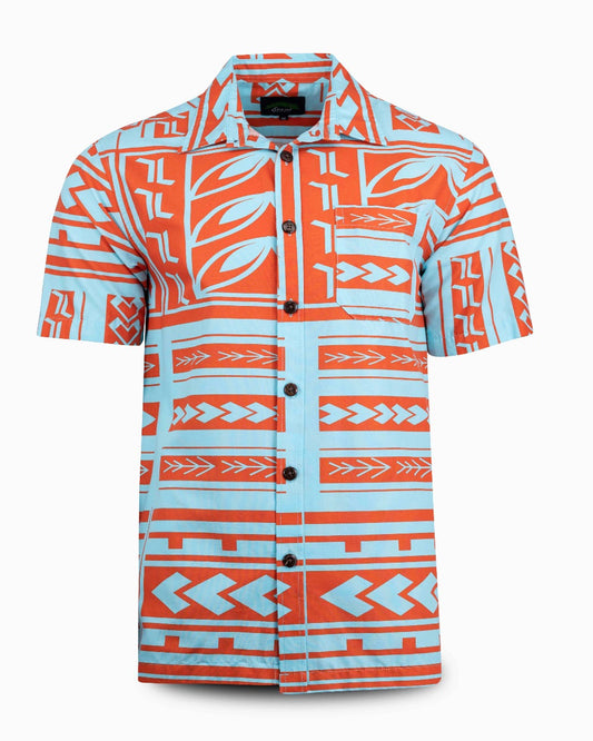 Eveni Pacific Men's Classic Shirt - Abyss Orange