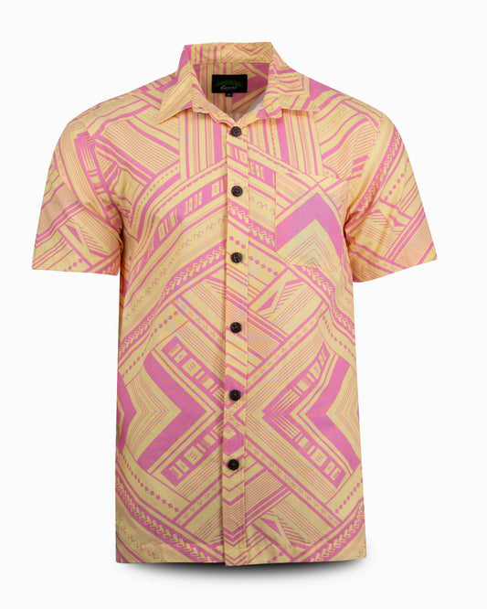 Eveni Pacific Men's Classic Shirt - North Star Yellow