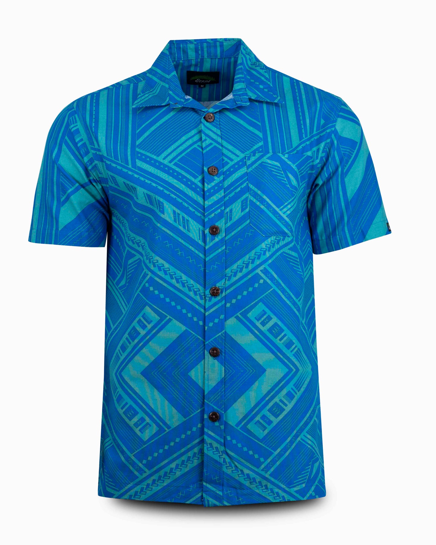 Eveni Pacific Men's Classic Shirt - Folau Blue