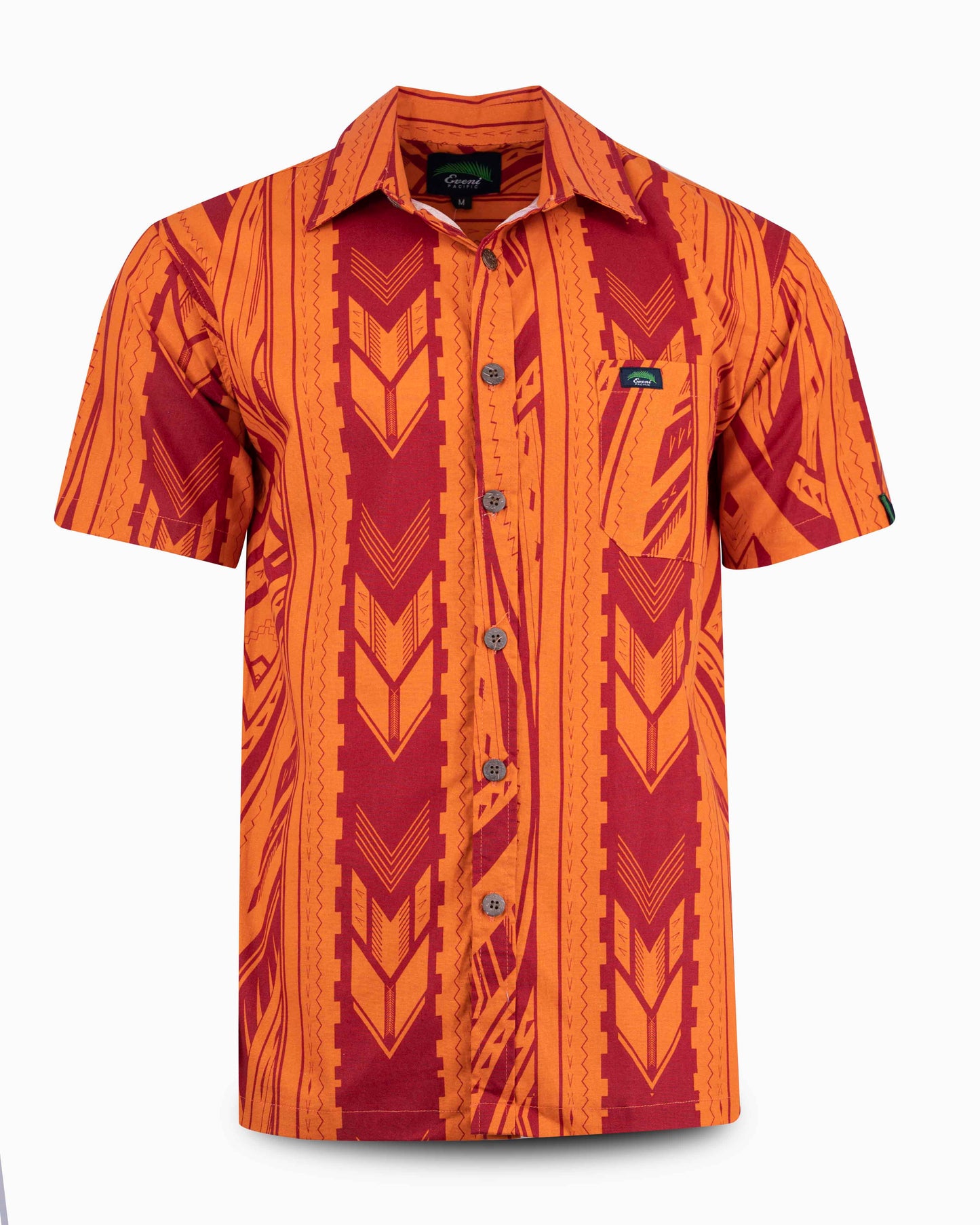 Eveni Pacific Men's Classic Shirt - Citrus Orange