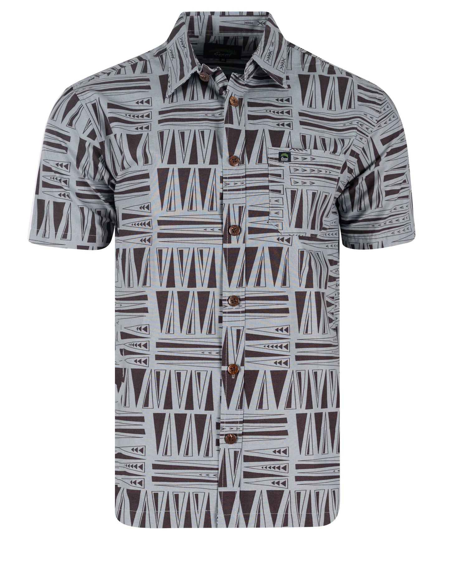 EP MN ELEI SHIRT S/S QUEEN SEPIA