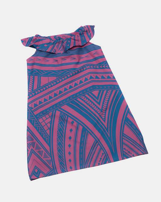 EVENIKIDS GL BARDOT DRESS HULA GREY