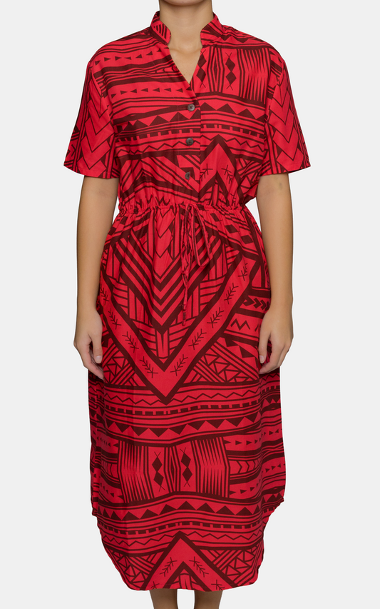 EP LADIES NORA DRESS FLASH RED