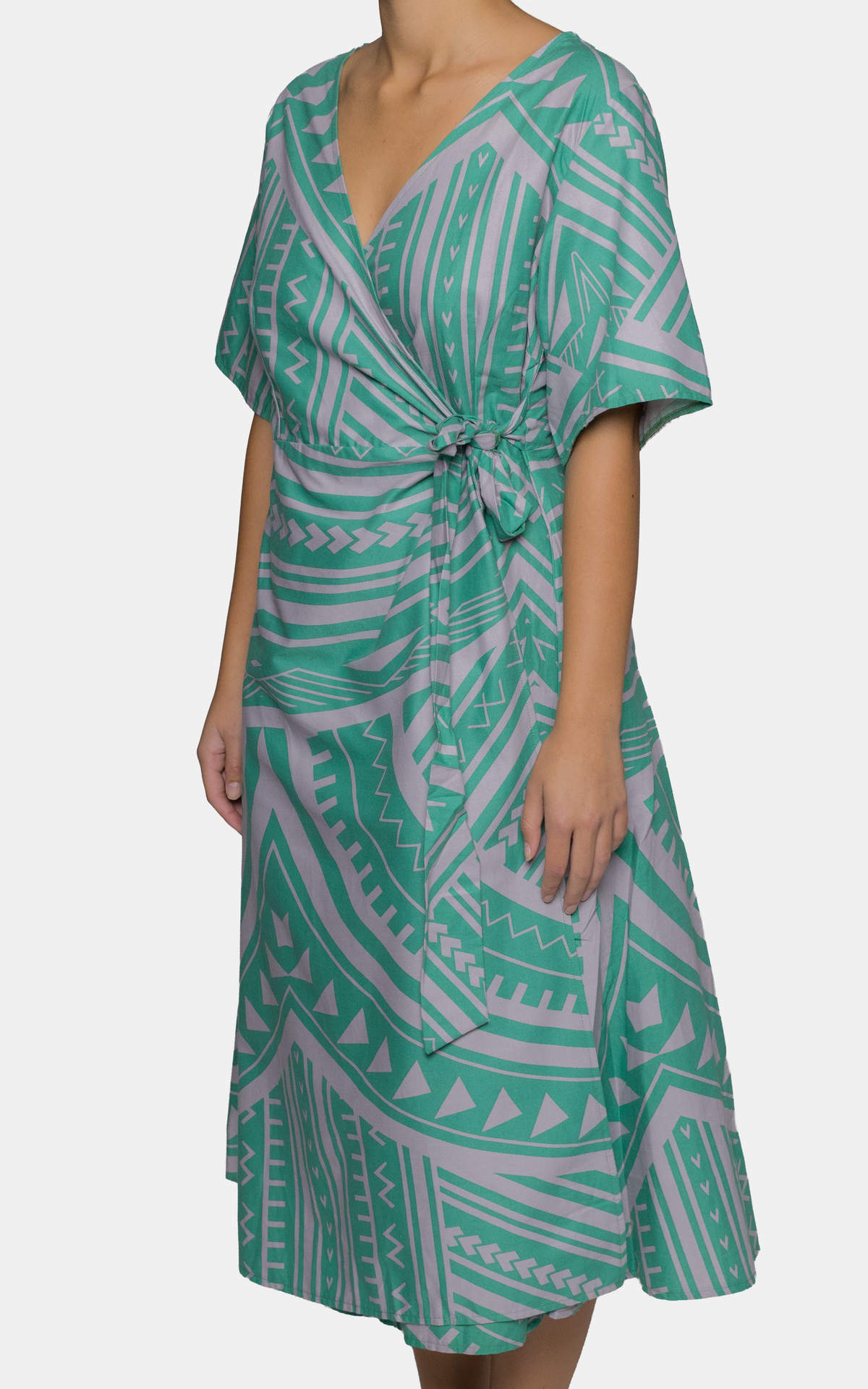 Eveni Pacific Ladies Lily Wrap Dress - Deuce Spearmint
